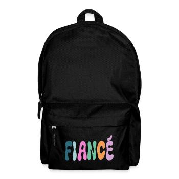 Fiance Pastel Lettering - Backpack - black - Front