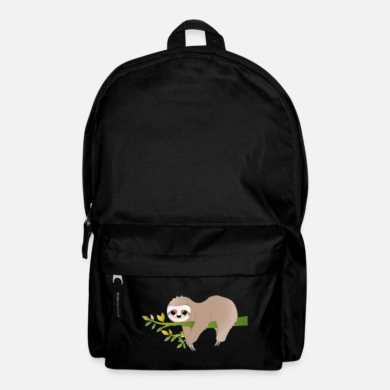 Entspanntes Faultier – Charmantes Relax-Motiv - Rucksack - Schwarz