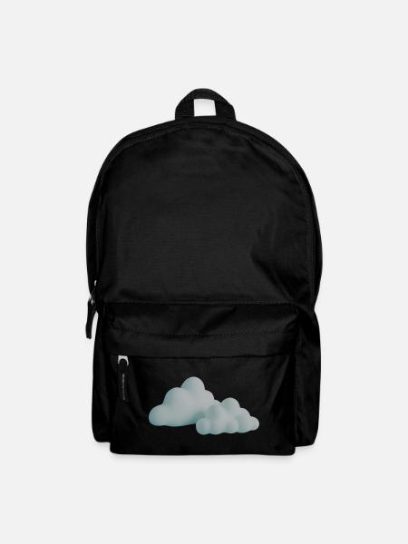 Wolkendesign Sonnenuntergangsfarben - Rucksack - Schwarz