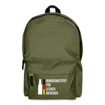 Federal Institute for Delicious Beers - Backpack - olive green - Front