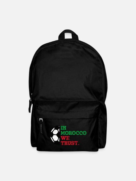 Au Maroc, nous avons confiance - Sac à dos - noir