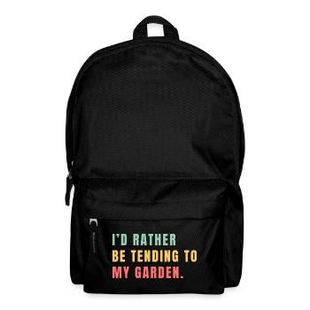 Gardening - Backpack - black - Front