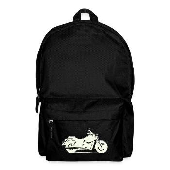 Moto-Silhouette Night Ride - Backpack - black - Front