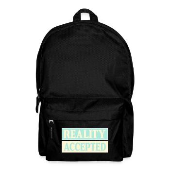 Reality Accepted - Backpack - black - Front
