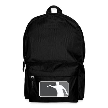 Petanque Boule Boccia Petanca Major League Styl - Rucksack - Schwarz - Vorne