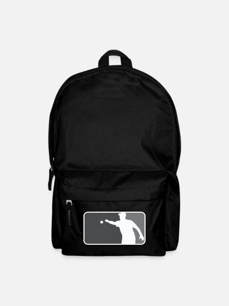 Petanque_Boule_Boccia_Petanca_Major_League_Styl - Backpack - black