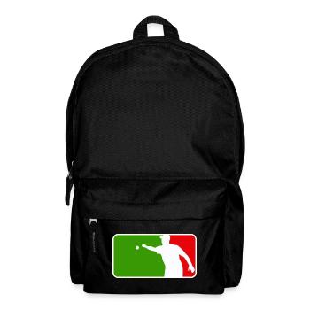 Petanque Boule Petanca Major League Style ITALY - Rucksack - Schwarz - Vorne