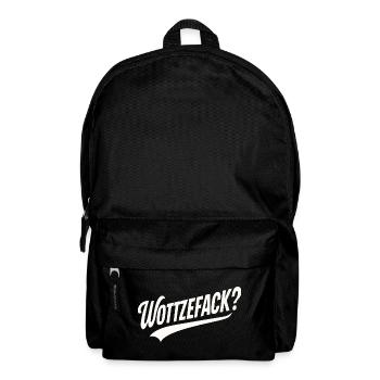 Humour Wottzefack dit une idée de cadeau drôle - Sac à dos - noir - Devant