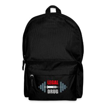 Humour de salle de sport Accro à la musculation - Sac à dos - noir - Devant