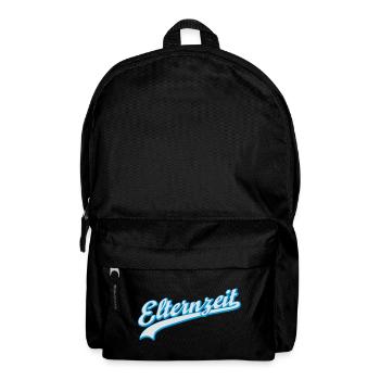 Elternzeit - Rucksack - Schwarz - Vorne