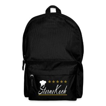 Sternekoch - Rucksack - Schwarz - Vorne