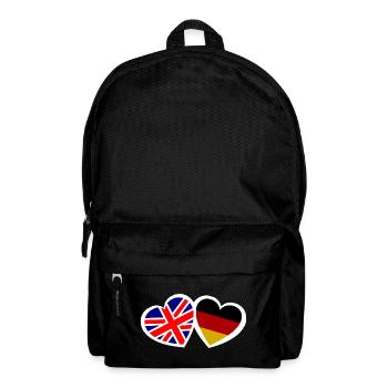 England and Germany Love - Backpack - black - Front