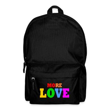 More love - Backpack - black - Front
