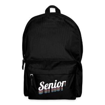 Senior - Student Class Retro Graduation Party Geschenk - Rucksack - Schwarz - Vorne