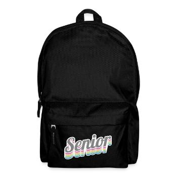 Senior - Student Class Retro Graduation Party Geschenk - Rucksack - Schwarz - Vorne
