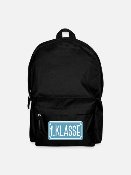 Schulanfang 1. Klasse - ERSTKLASSIG - Rucksack - Schwarz