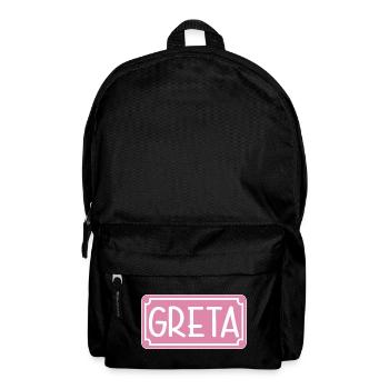 NAME GIFT GIRL GRETA SHIELD - Backpack - black - Front