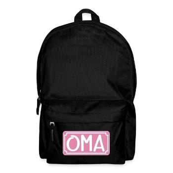 Dankeschön für OMA - GROßMAMA - Rucksack - Schwarz - Vorne