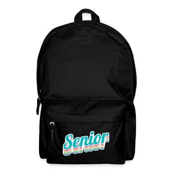 Senior - Student Class Retro Graduation Party Geschenk - Rucksack - Schwarz - Vorne