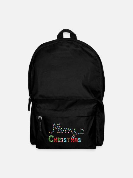 Christmas tree lights - Backpack - black