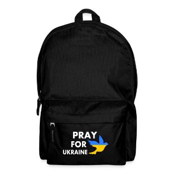 Pray for ukraine - Backpack - black - Front