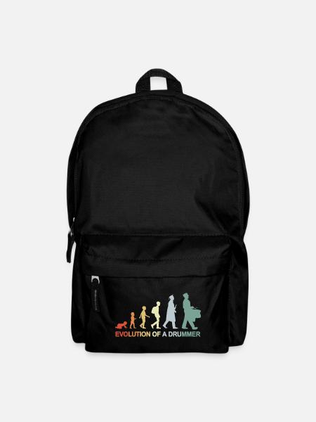 Vintage Trommelspieler Evolution - Rucksack - Schwarz