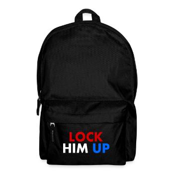 Lock him up - Rucksack - Schwarz - Vorne