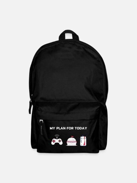 Mein Plan für heute: Gaming - Rucksack - Schwarz