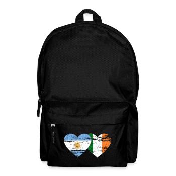 Argentinien Irland Flagge used - Rucksack - Schwarz - Vorne