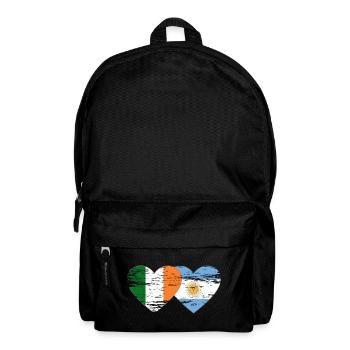 Ireland Argentina Flag Used - Backpack - black - Front