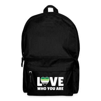 Liebe, wer du bist - Rucksack - Schwarz - Vorne