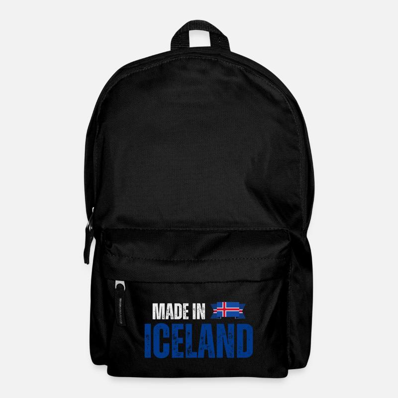 Fabriqué en Islande, fierté islandaise - Sac à dos - noir