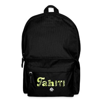 Tahiti (Limette) - Rucksack - Schwarz - Vorne