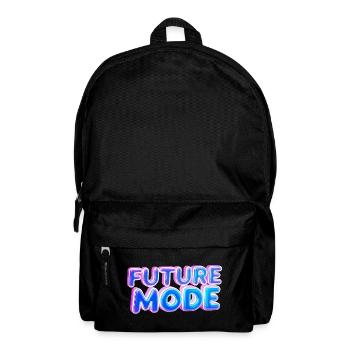 Future Mode Neon Licht - Rucksack - Schwarz - Vorne