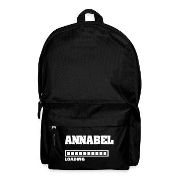 Annabel als Baby - Rucksack - Schwarz - Vorne