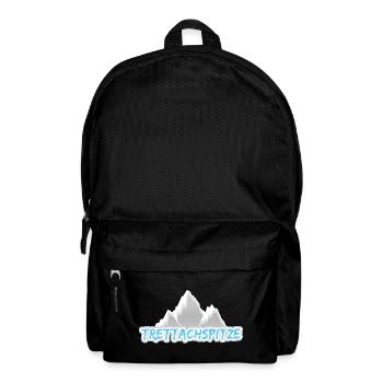Trettachspitze als Berg - Rucksack - Schwarz - Vorne