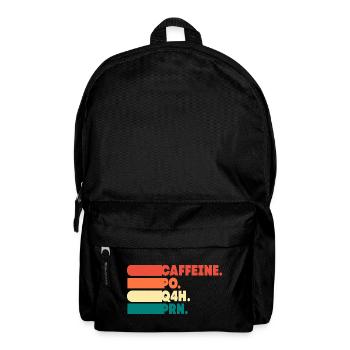 Pflege Krankenschwester Krankenhaus Geschenk - Rucksack - Schwarz - Vorne