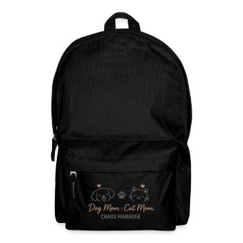 Chaos Manager Chien et Chat - Sac à dos - noir - Devant