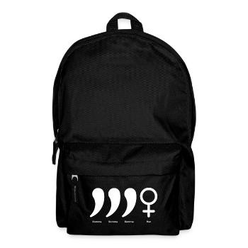 KOMMA KOMMA KOMMA HER – JGA PARTY MALLE DESIGN - Rucksack - Schwarz - Vorne