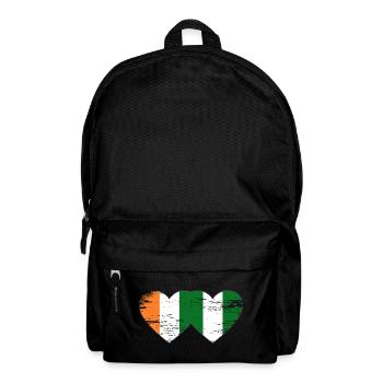 Drapeau du Nigeria de Côte d’Ivoire utilisé - Sac à dos - noir - Devant