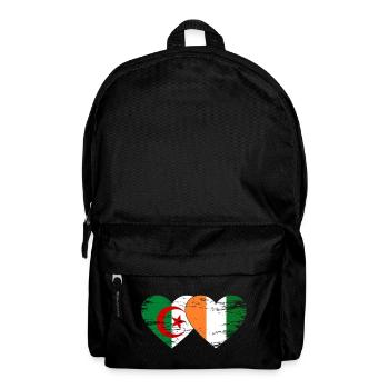 Cœur du drapeau de la Côte d’Ivoire d’Algérie utilisé - Sac à dos - noir - Devant
