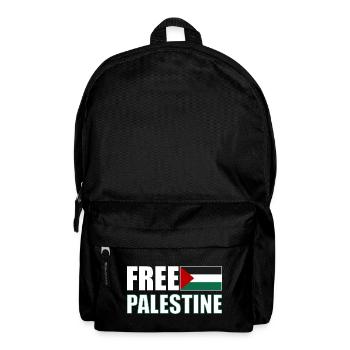 Free Palestine - Sac à dos - noir - Devant