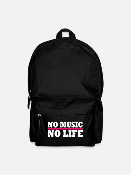 No music no life - Sac à dos - noir