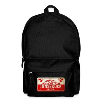 Innsbruck Österreich Vintage Schild - Rucksack - Schwarz - Vorne