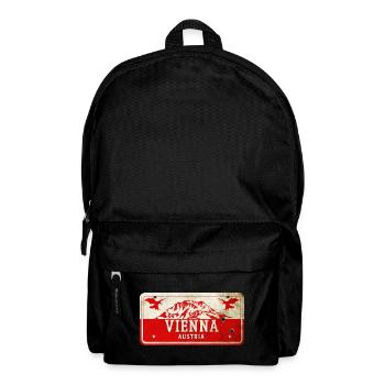 Armoiries de Vienne Autriche design drapeau - Sac à dos - noir - Devant