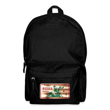 Mexico Cowboy Shield - Backpack - black - Front