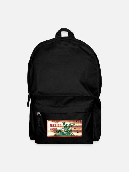 Mexiko Cowboy Schild - Rucksack - Schwarz