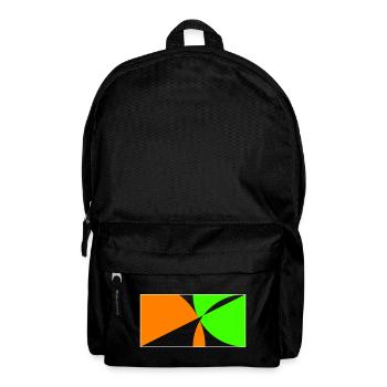 Am Ball bleiben! - Rucksack - Schwarz - Vorne