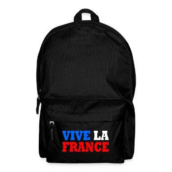 Vive la france - Rucksack - Schwarz - Vorne