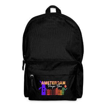 Amsterdam Skyline Tulip Gradient - Backpack - black - Front